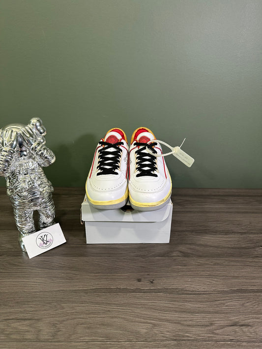 Jordan 2 Off-White White Red