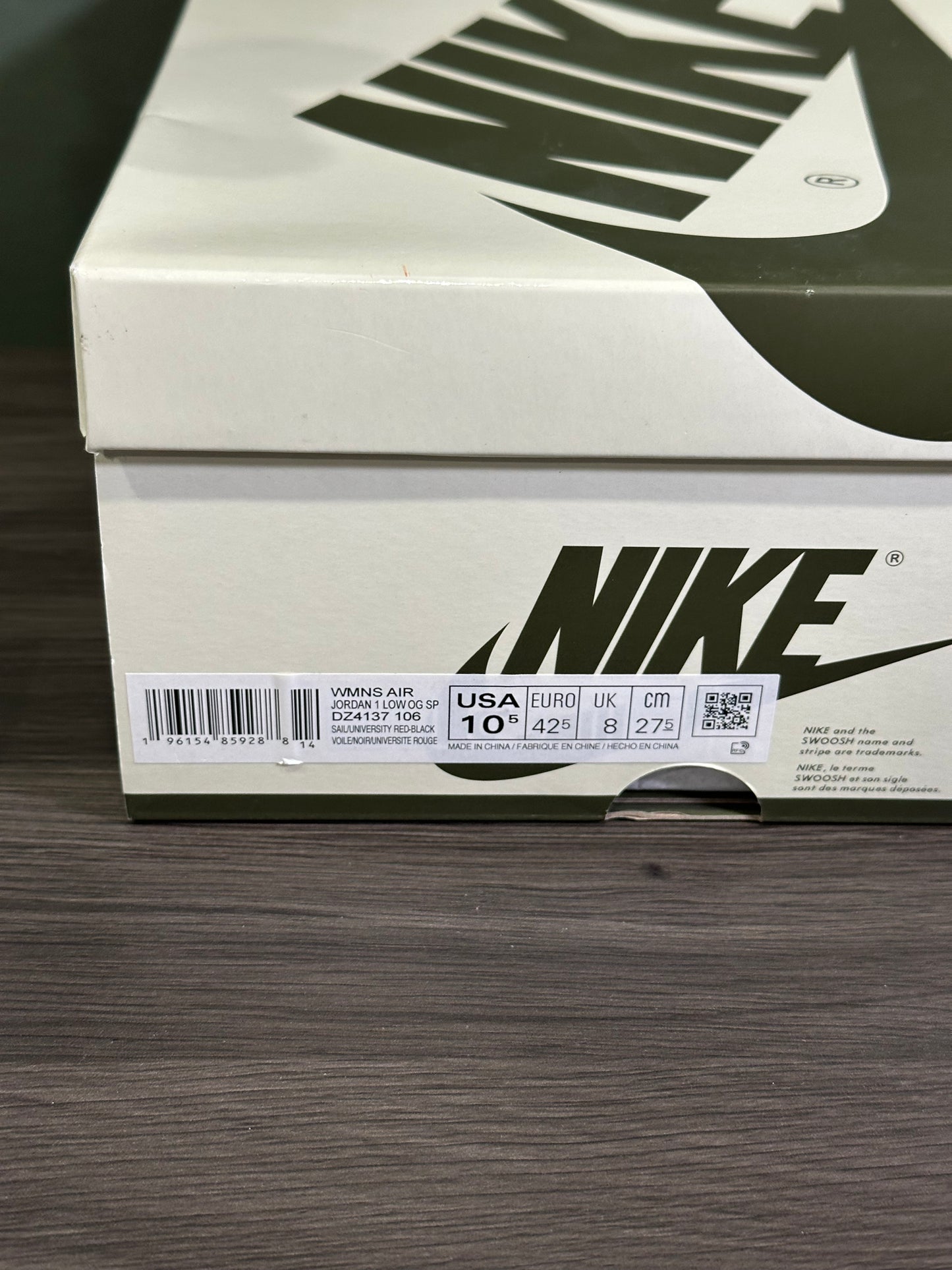 Jordan 1 Low Travis Scott Olive