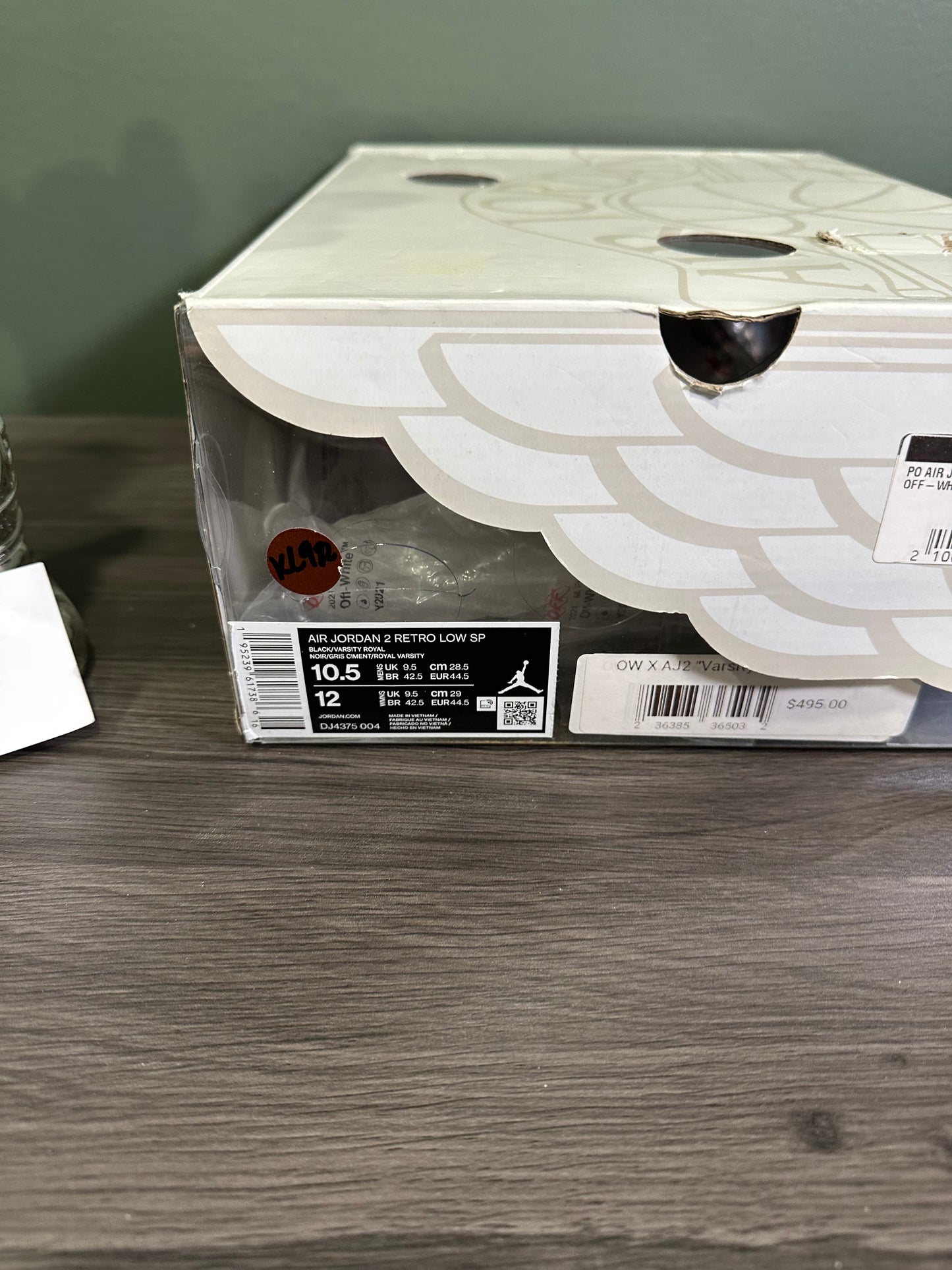 Jordan 2 Off-White Black Blue