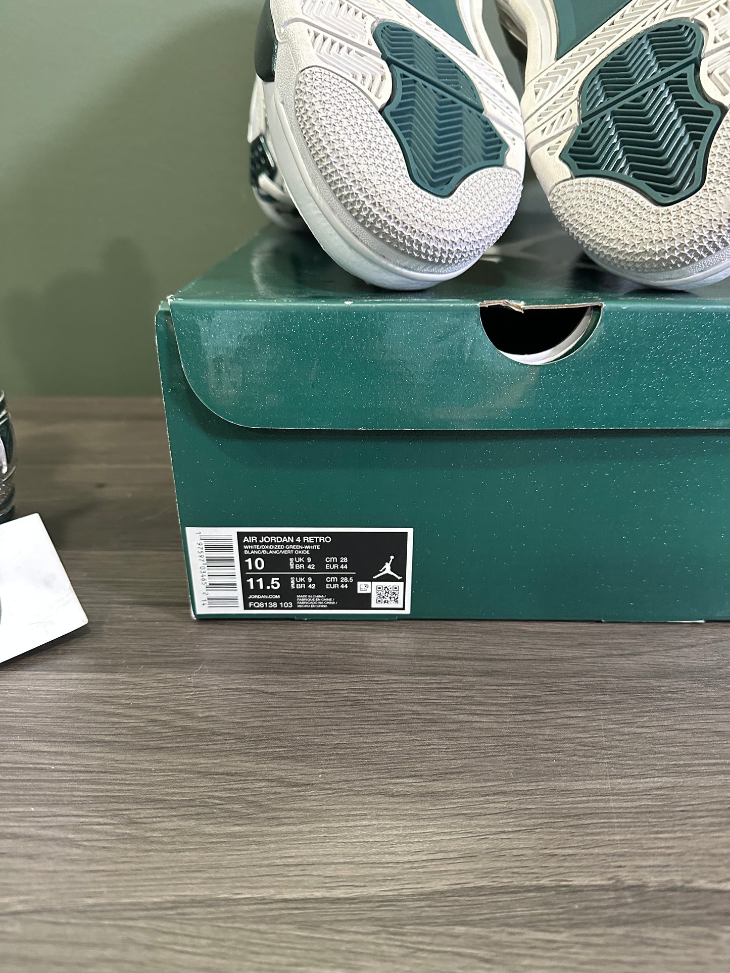 Jordan 4 Oxidized Green
