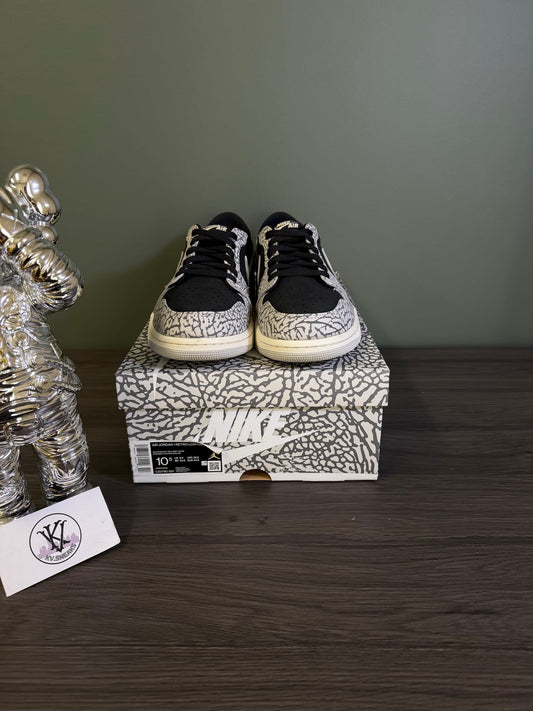 Jordan 1 Retro Low OG Black Cement