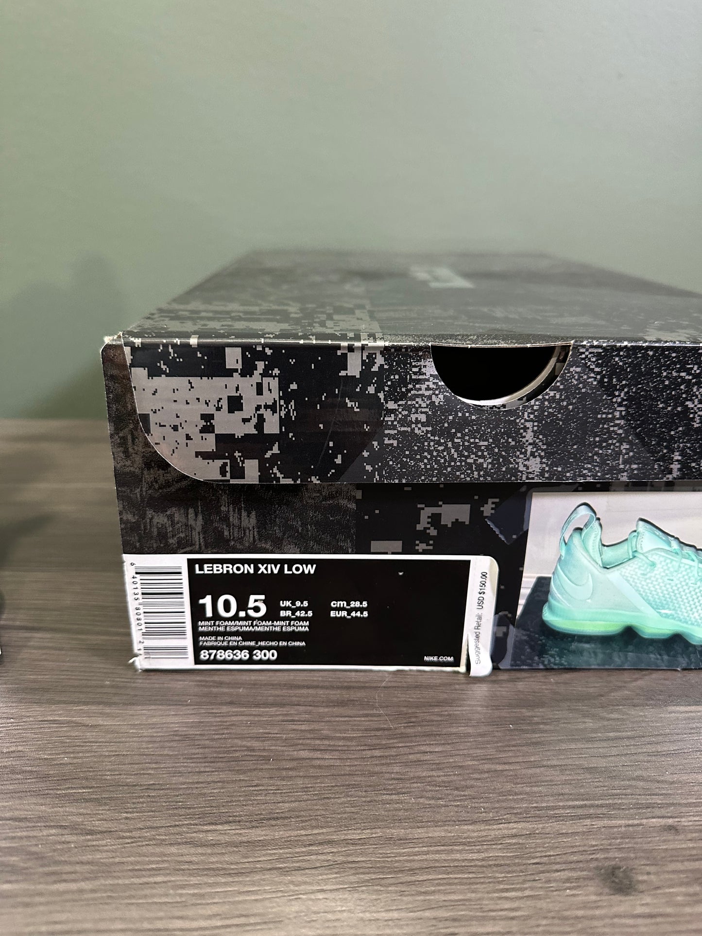 LeBron 14 Low Mint Foam