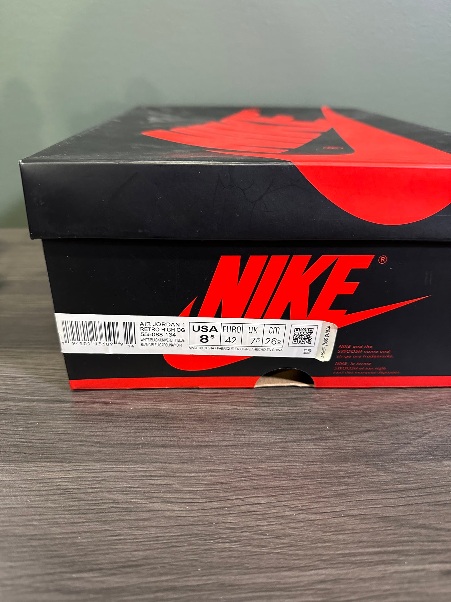 Jordan 1 High University Blue