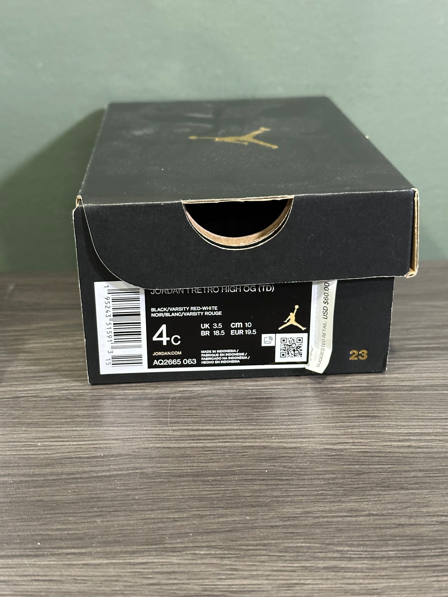 Jordan 1 High Patent Bred (TD)