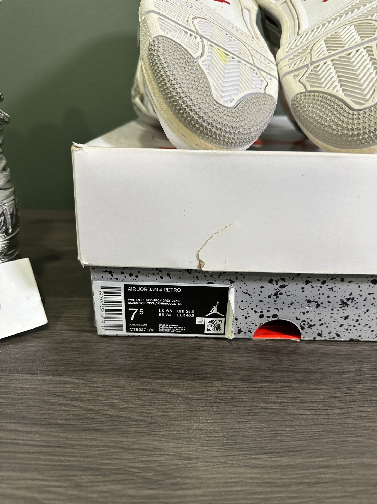 Jordan 4 White Oreo