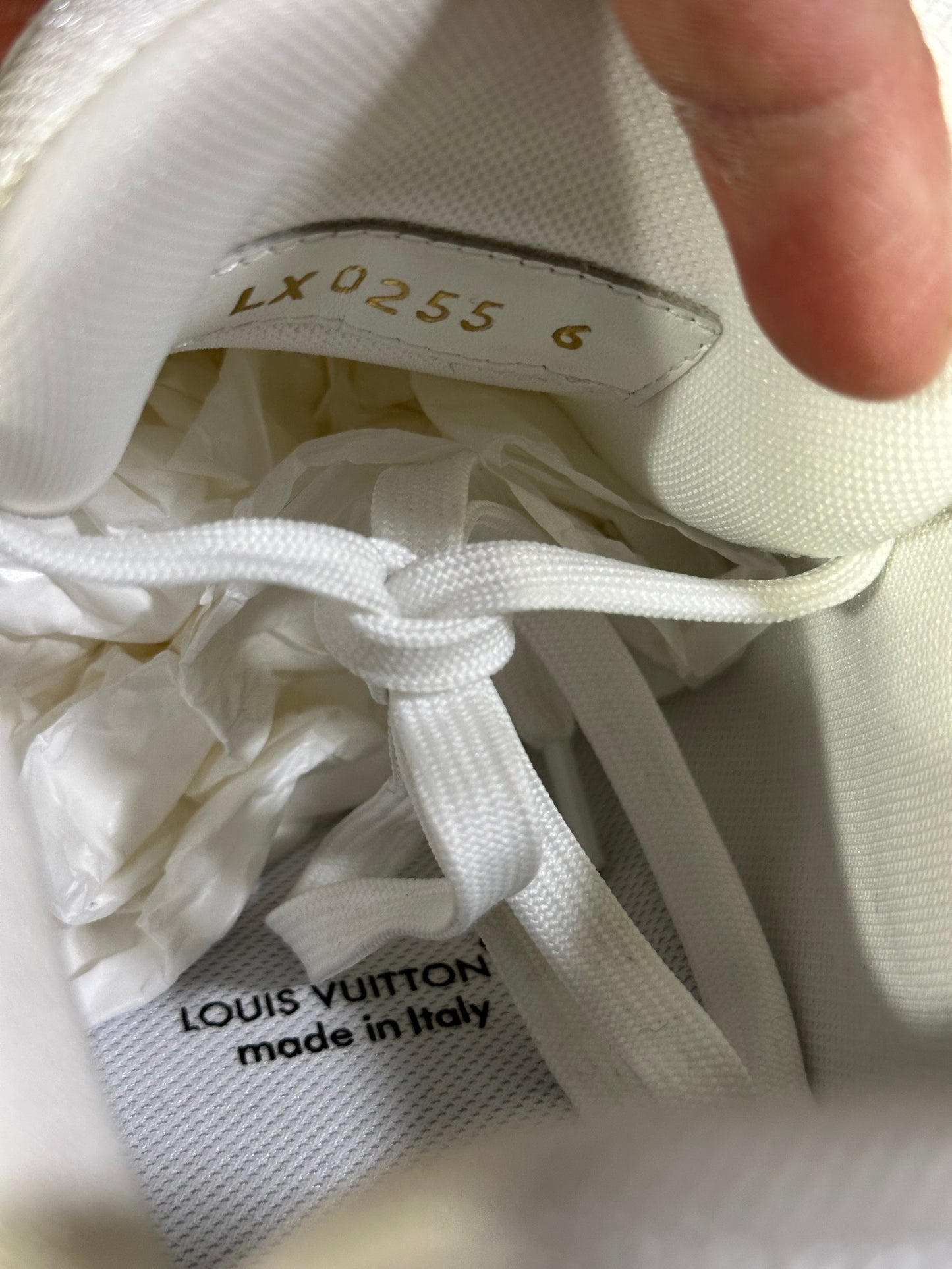 Louis Vuitton Trainer White Monochrome