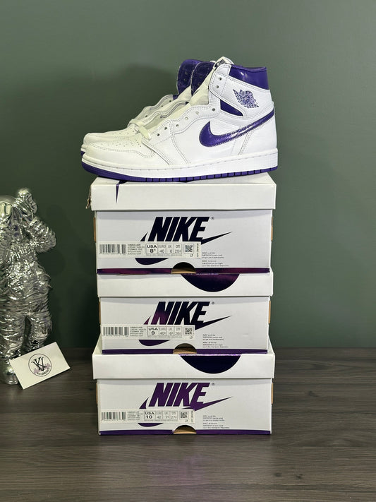 Jordan 1 Court Purple