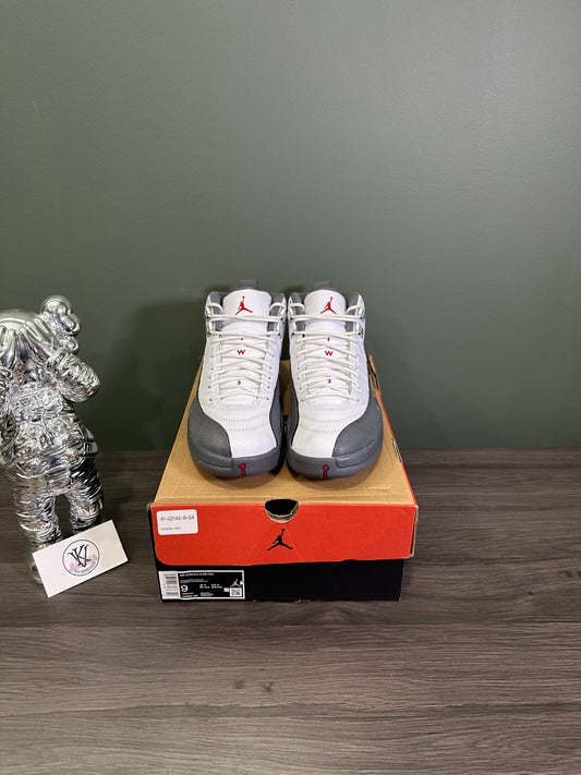Jordan 12 White Dark Grey