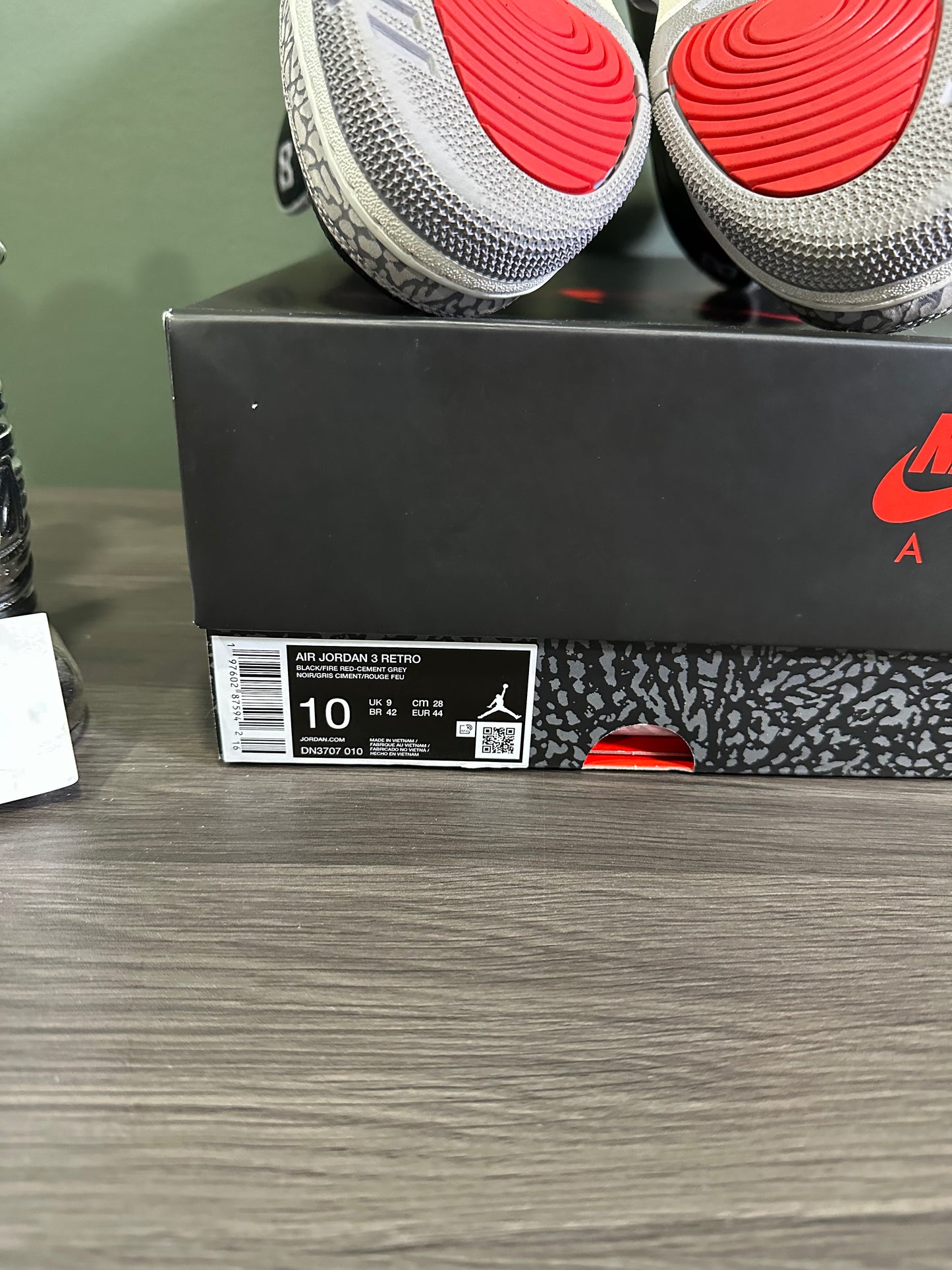Jordan 3 Black Cement 2024