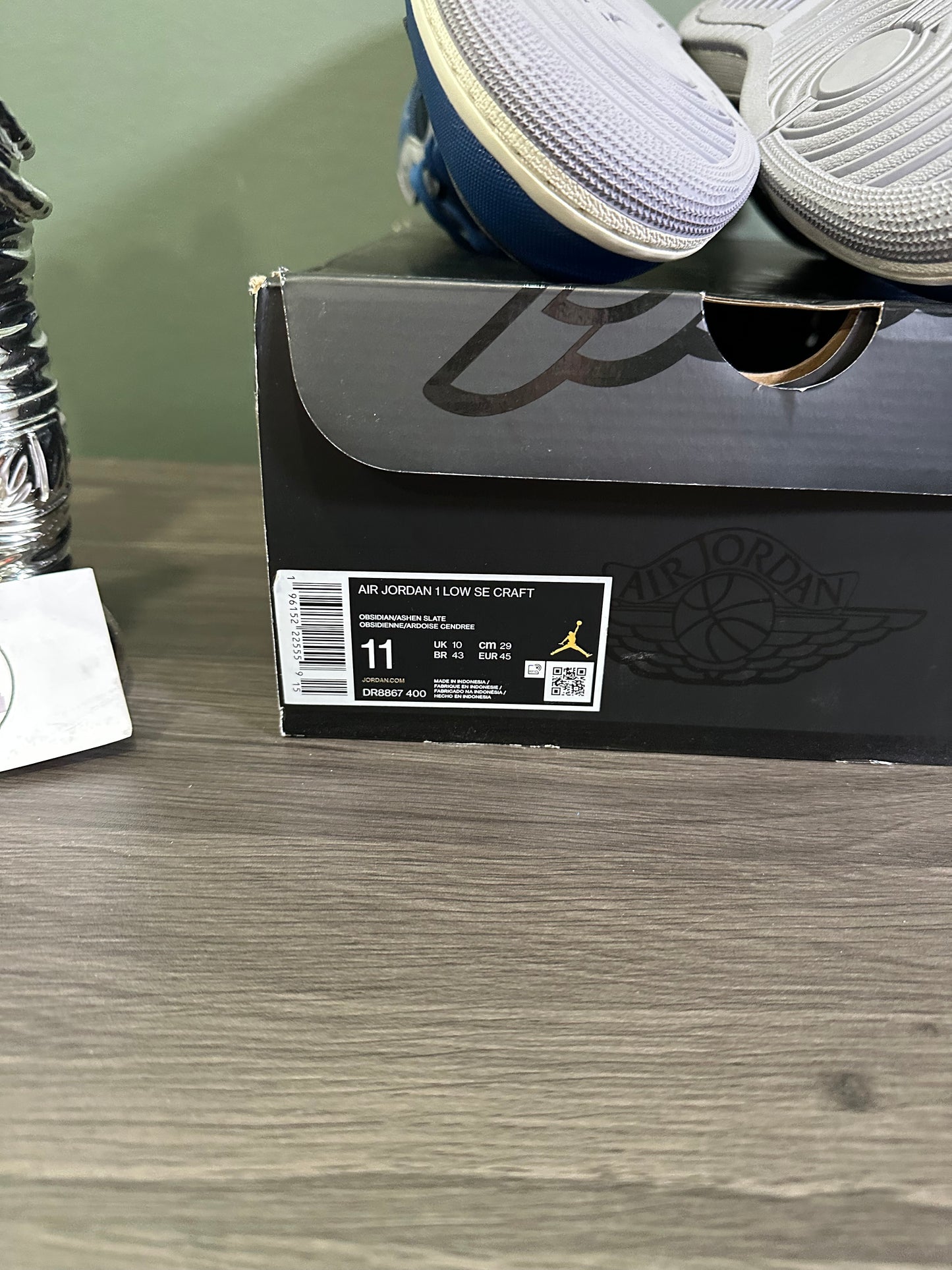 Jordan 1 Low SE Craft Obsidian French Blue