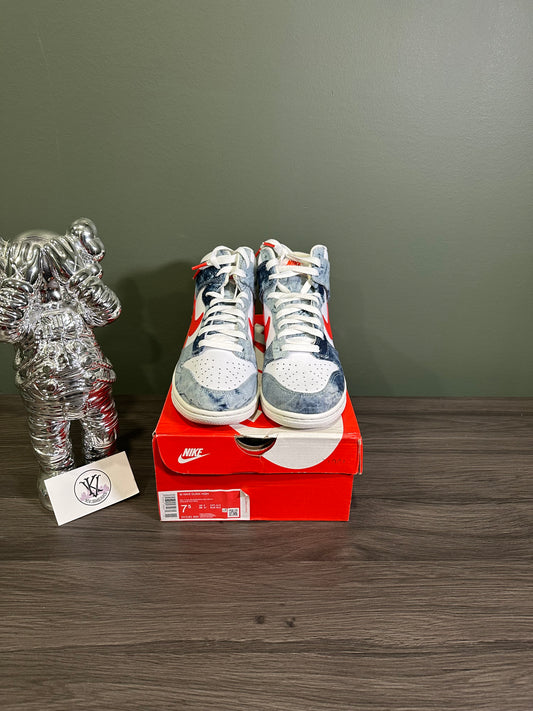 Dunk High Washed Denim Pack
