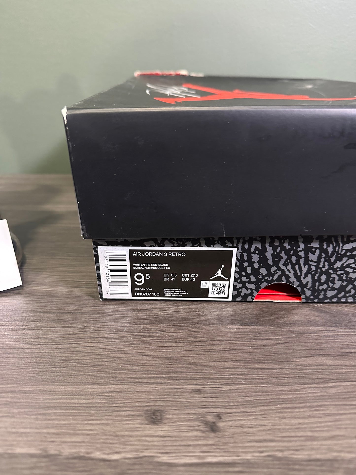 Jordan 3 Fire Red 2022
