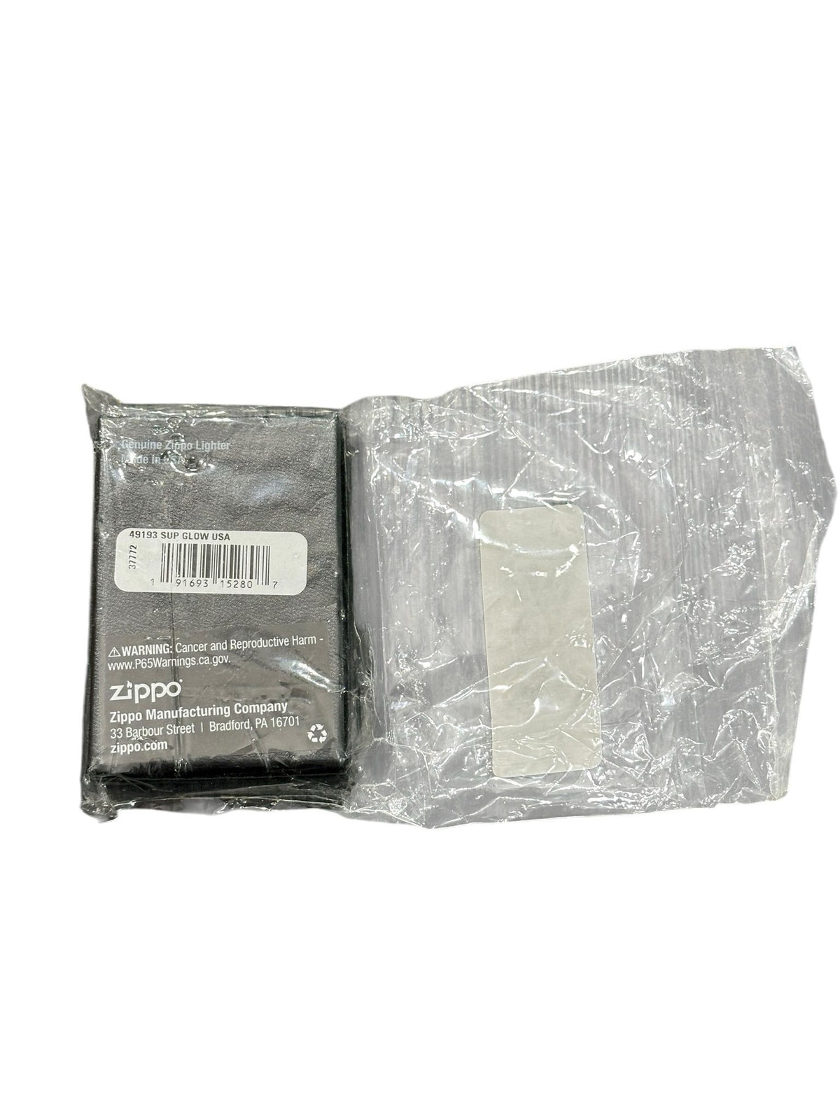 SUPREME GLOW IN THE DARK ZIPPO WHITE