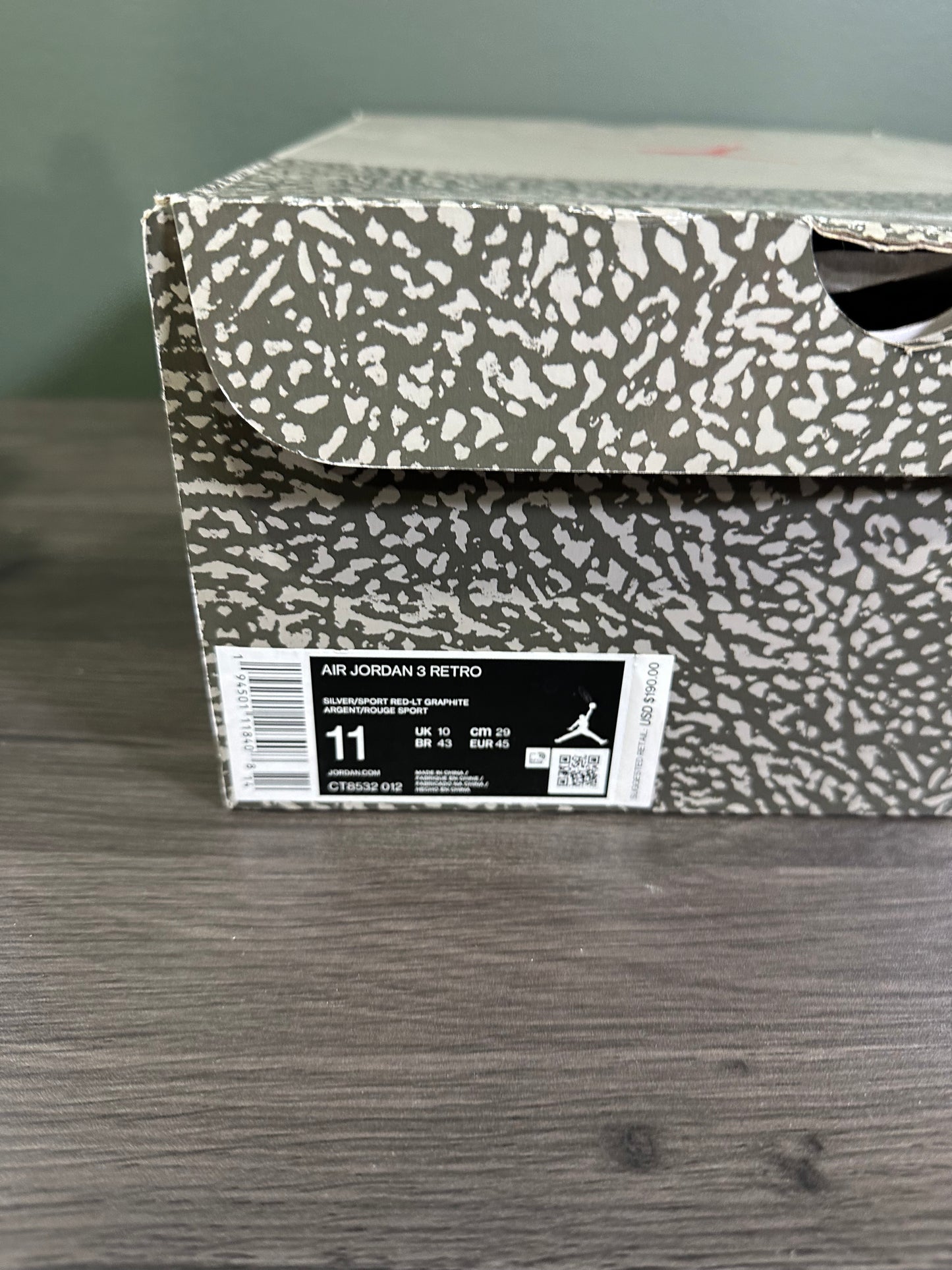 Jordan 3 Cool Grey
