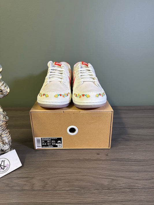 Nike SB Dunk Low Decon N7 Opti Yellow University Red