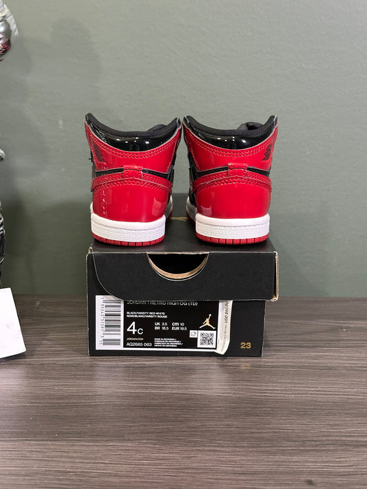 Jordan 1 High Patent Bred (TD)