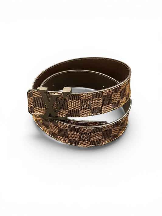 LOUIS VUITTON INITIALES REVERSIBLE BELT BROWN 40MM