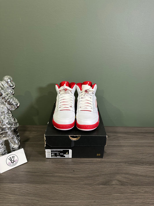 Jordan 5 White Pink Red (GS)