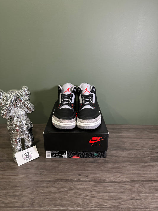 Jordan 3 Black Cement 2024