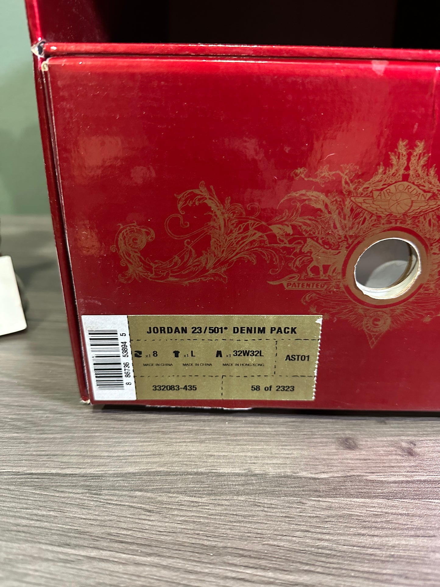 Jordan 1 High Levi’s (23/501 Denim Pack)