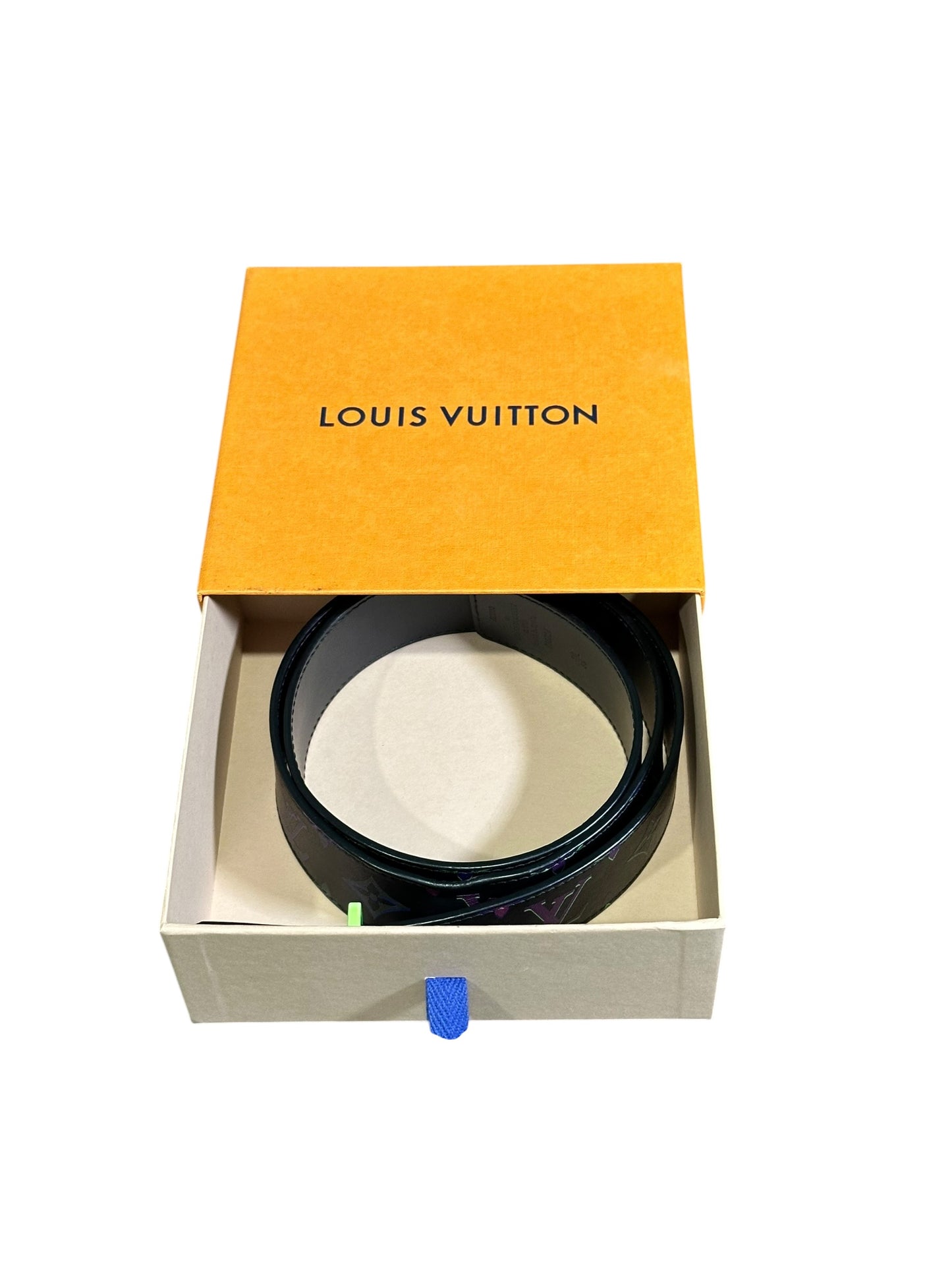 LOUIS VUITTON BELT LV LIGHT 40MM REVERSIBLE BLACK