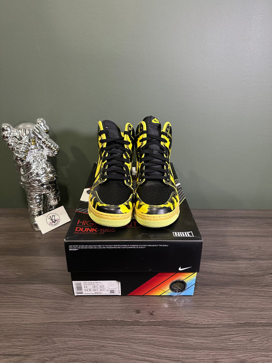 Dunk High 1985 Yellow Acid Wash