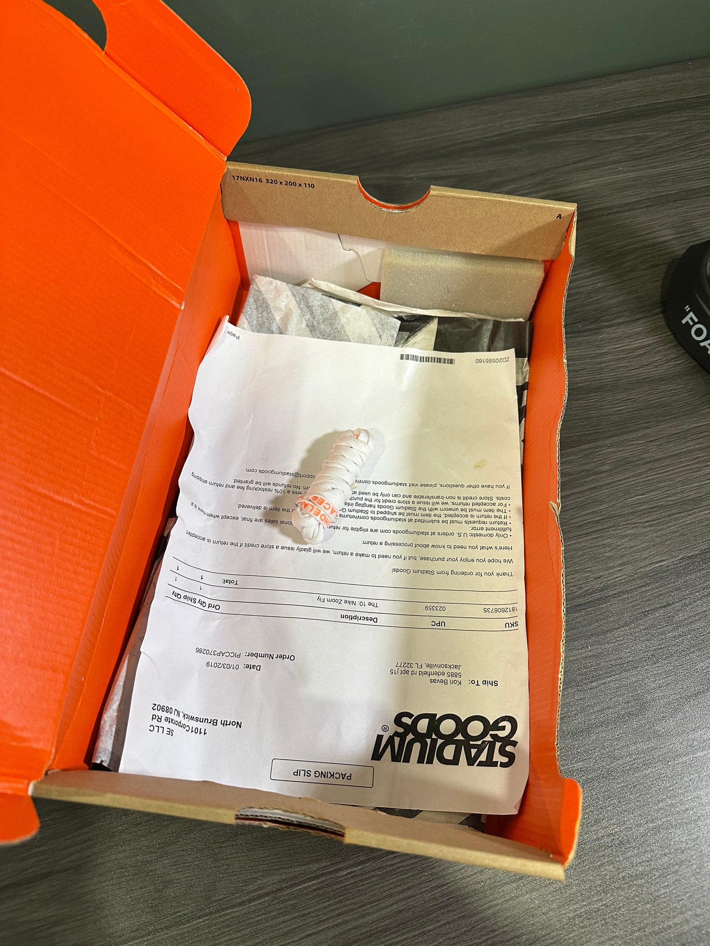 Nike Zoom Fly Off-White Black Silver