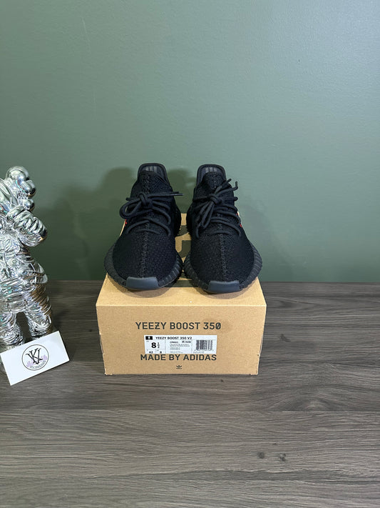 Yeezy 350 Black Red