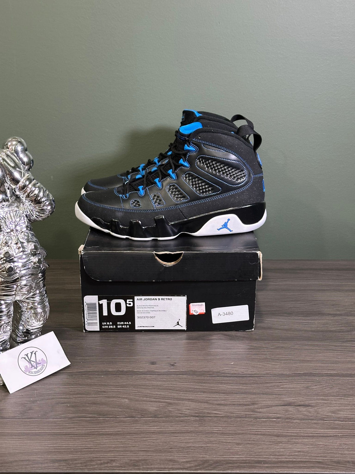 Jordan 9 Retro Photo Blue