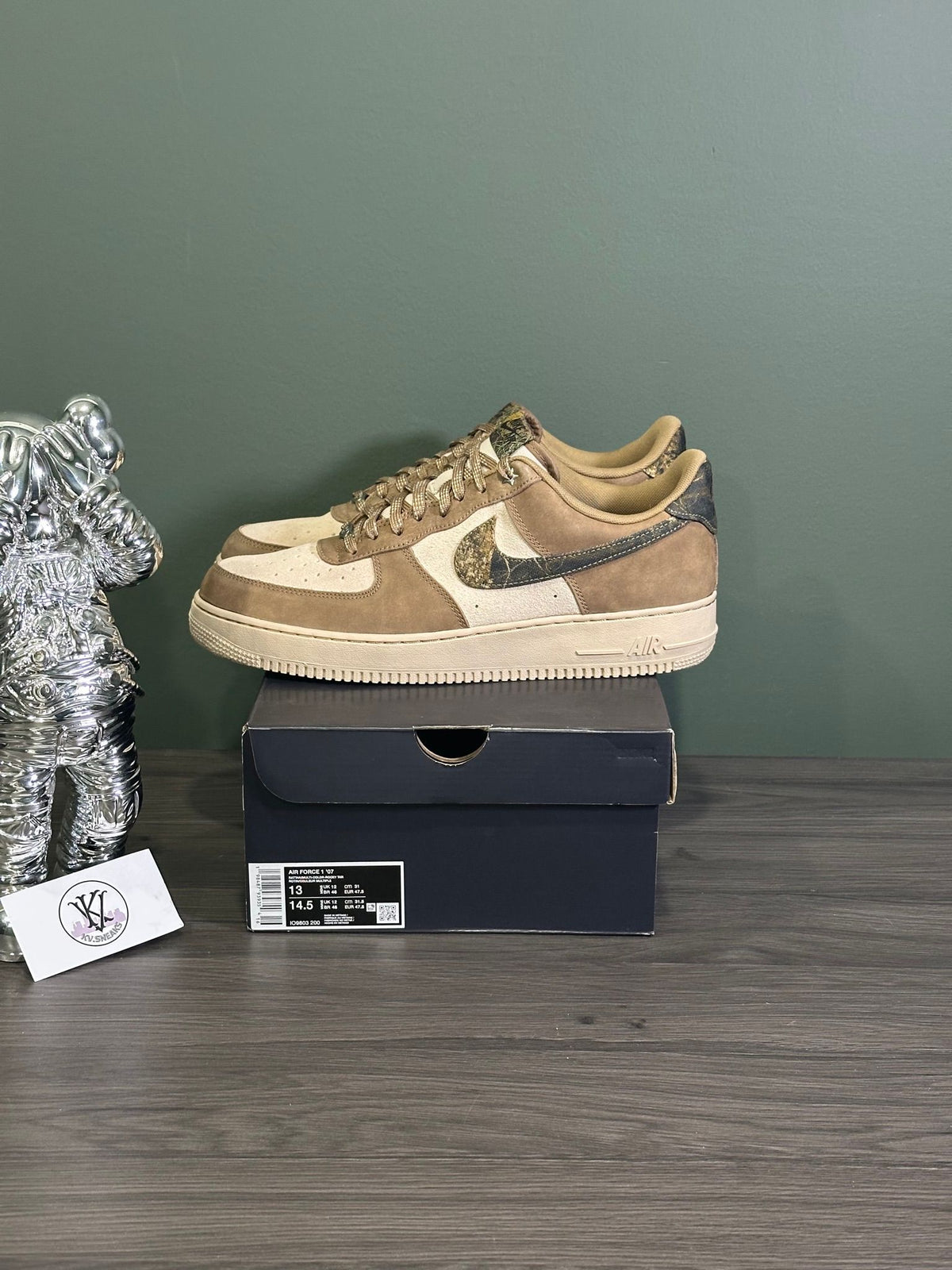 Nike Air Force 1 Low '07 Realtree Rattan Rocky Tan Seal Brown Camo