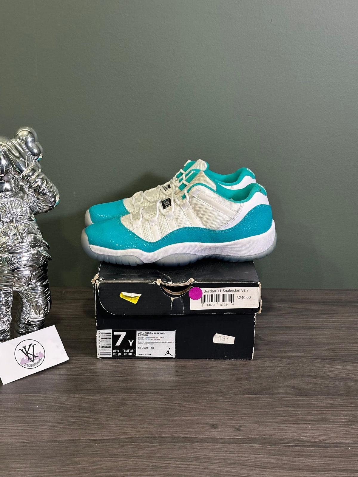 Jordan 11 Retro Low Aqua Safari (GS)