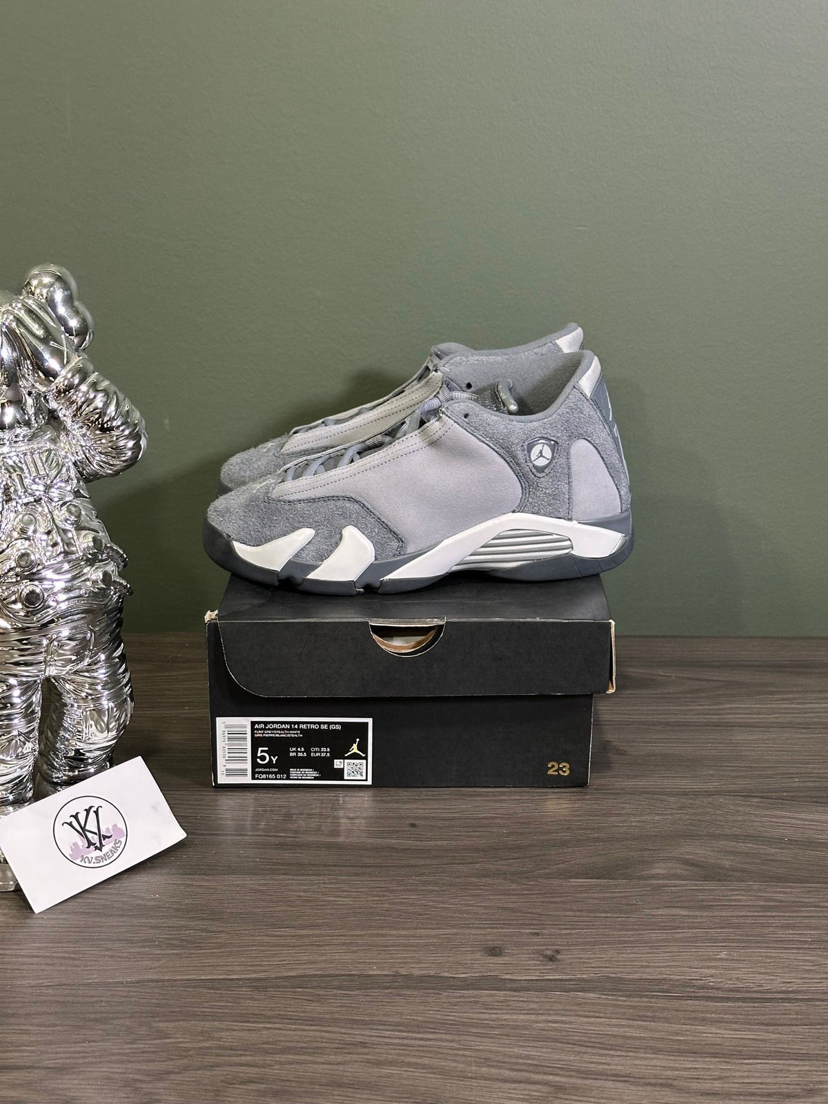 Jordan 14 Retro Flint Grey (GS)