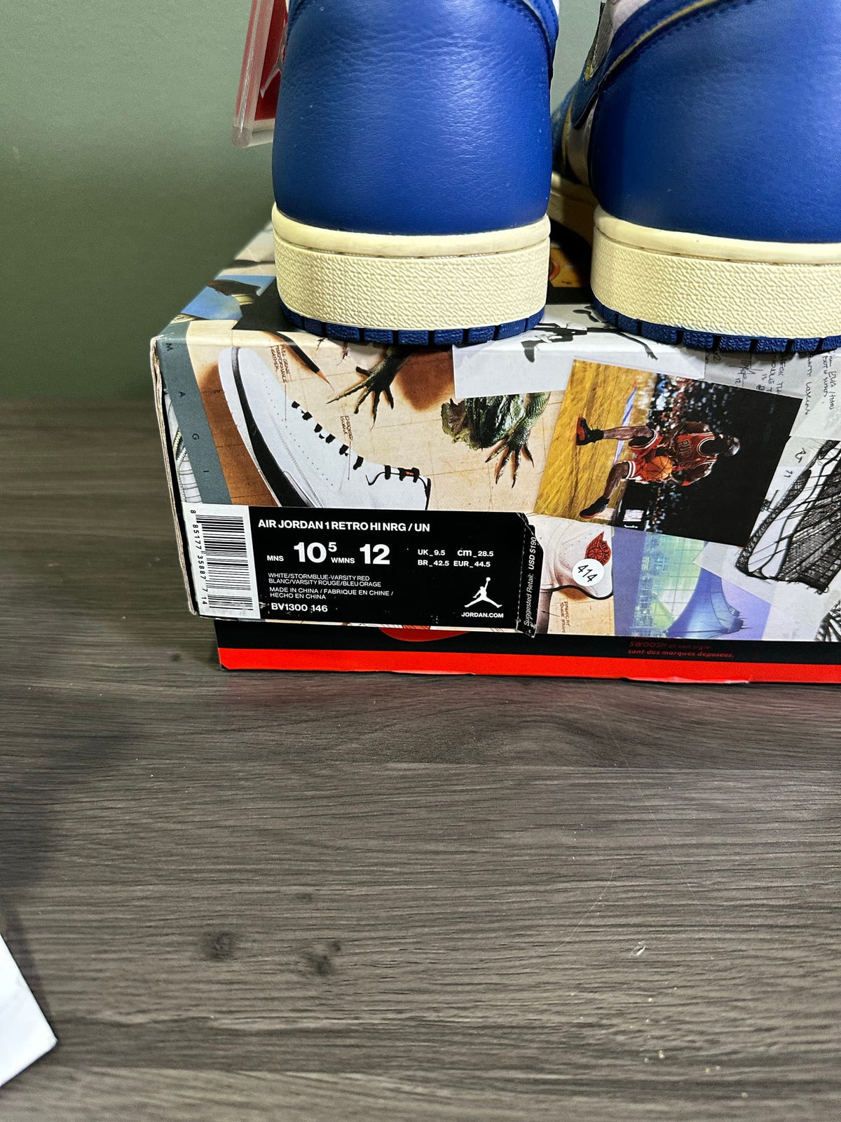 Jordan 1 Retro High Union Los Angeles Storm Blue