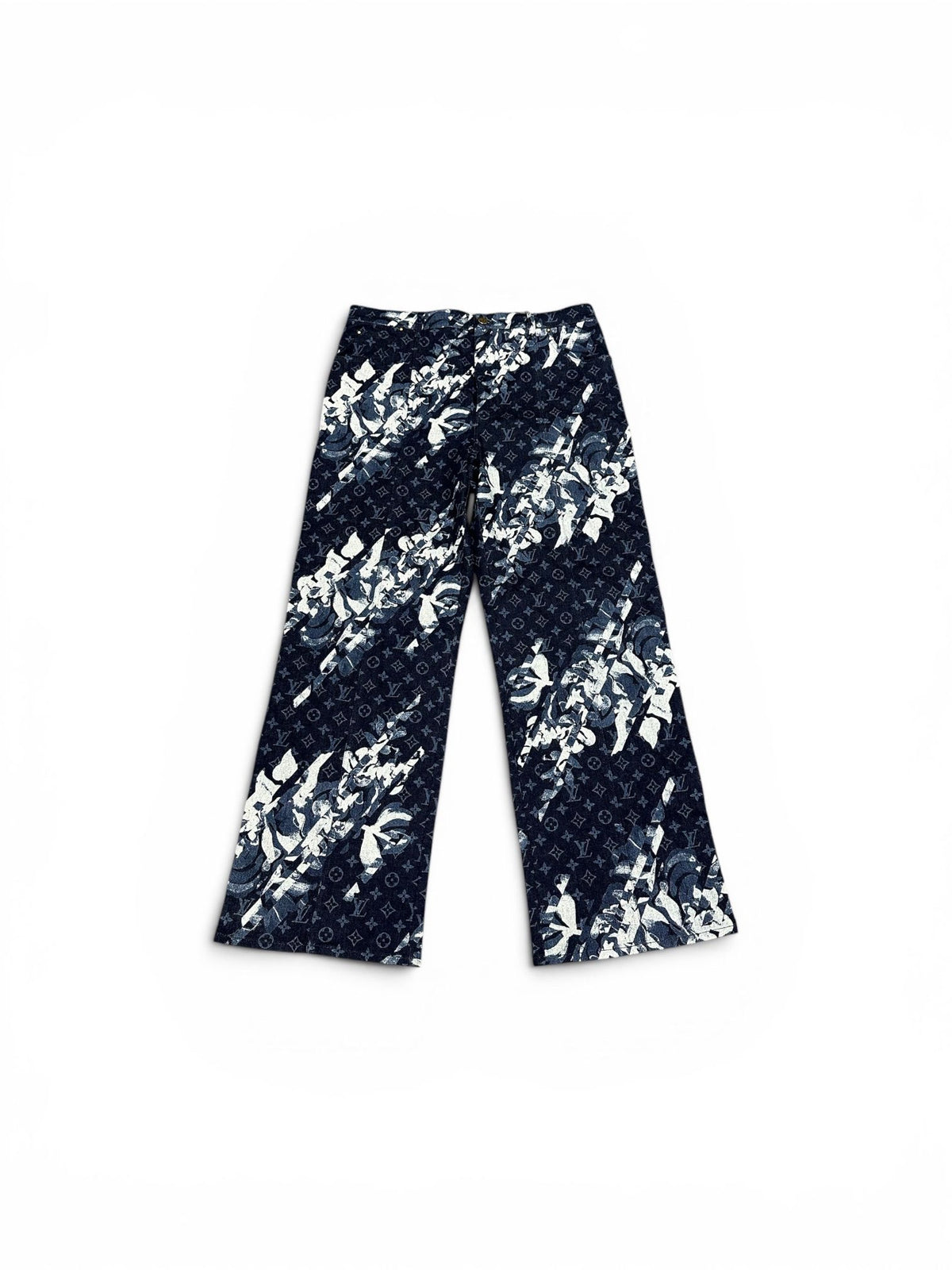 LOUIS VUITTON FLORAL MONOGRAM JEANS