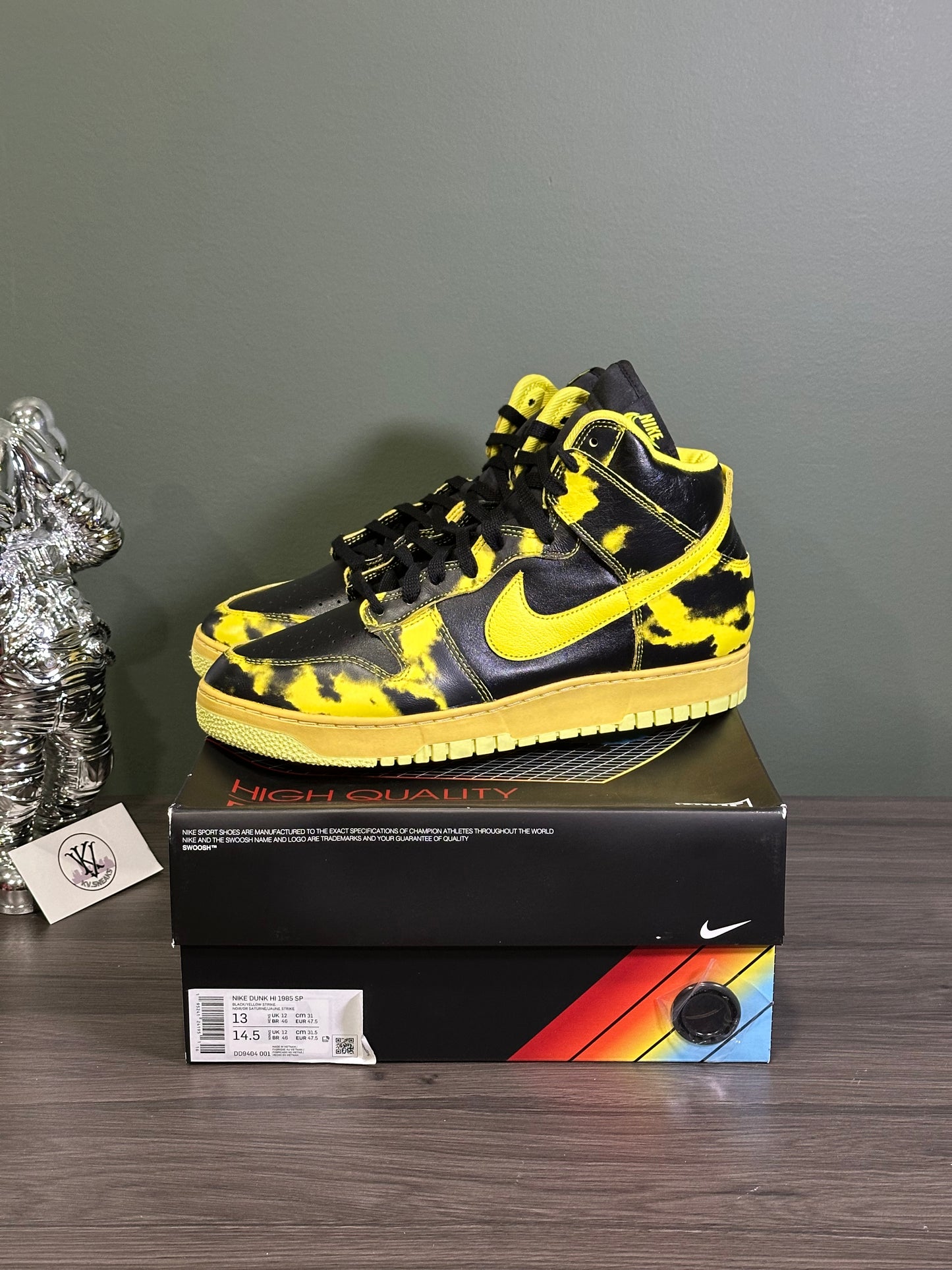 Dunk High 1985 Yellow Acid Wash
