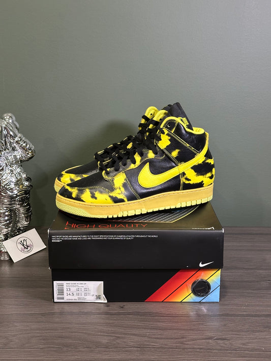 Dunk High 1985 Yellow Acid Wash