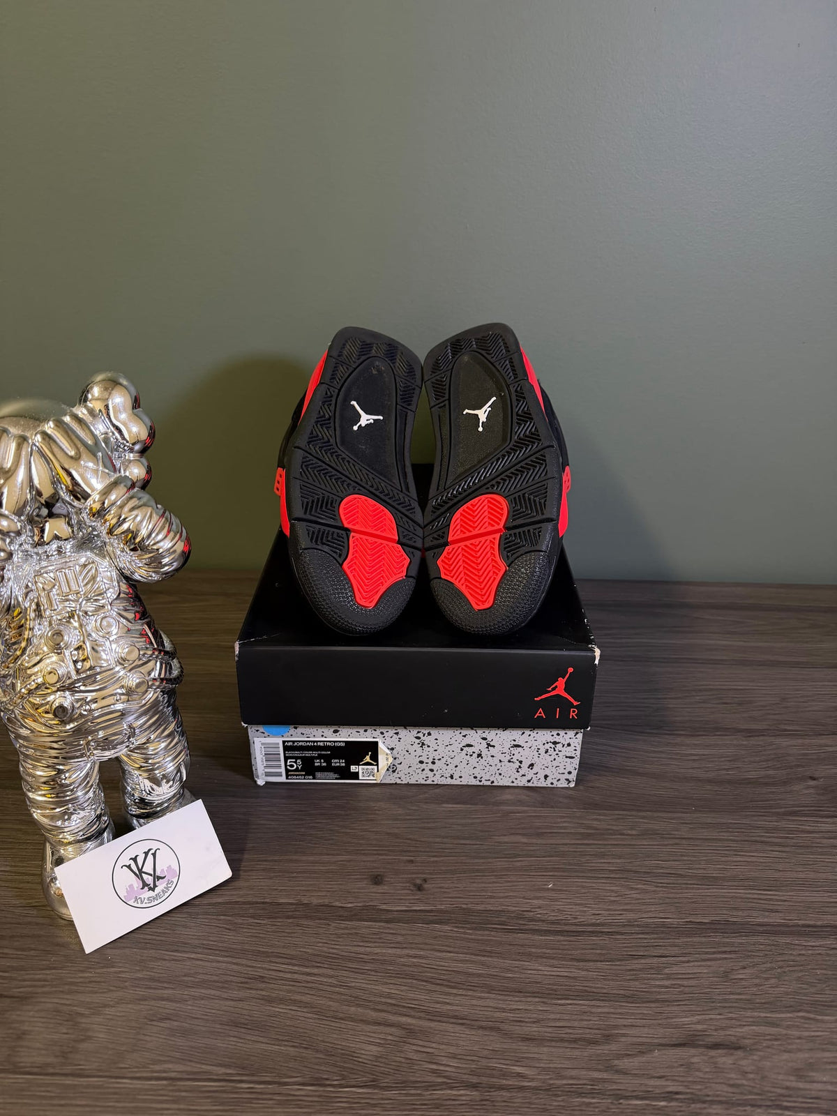 Jordan 4 Retro Red Thunder (GS)
