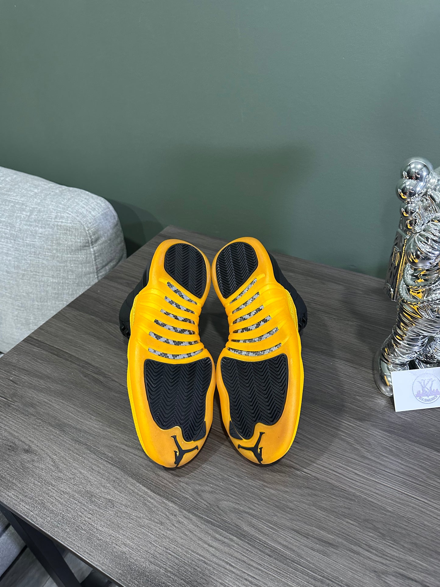 Jordan 12 Black University Gold