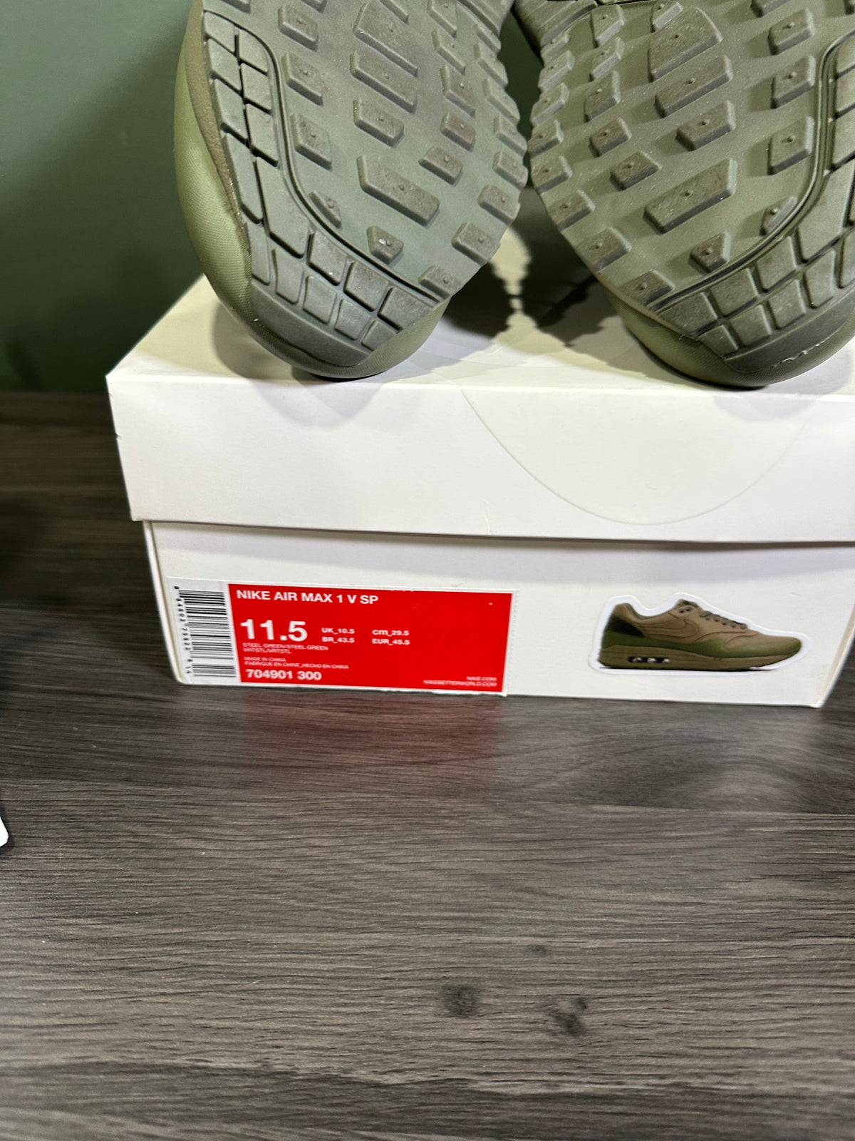 Nike Air Max 1 Patch Green