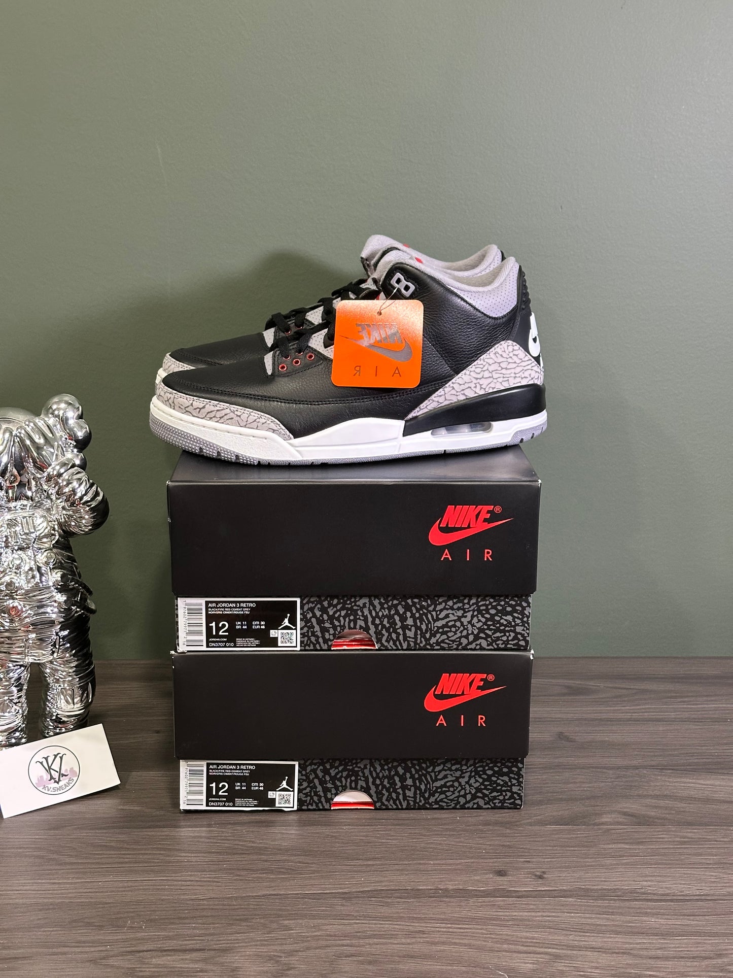 Jordan 3 Black Cement 2024