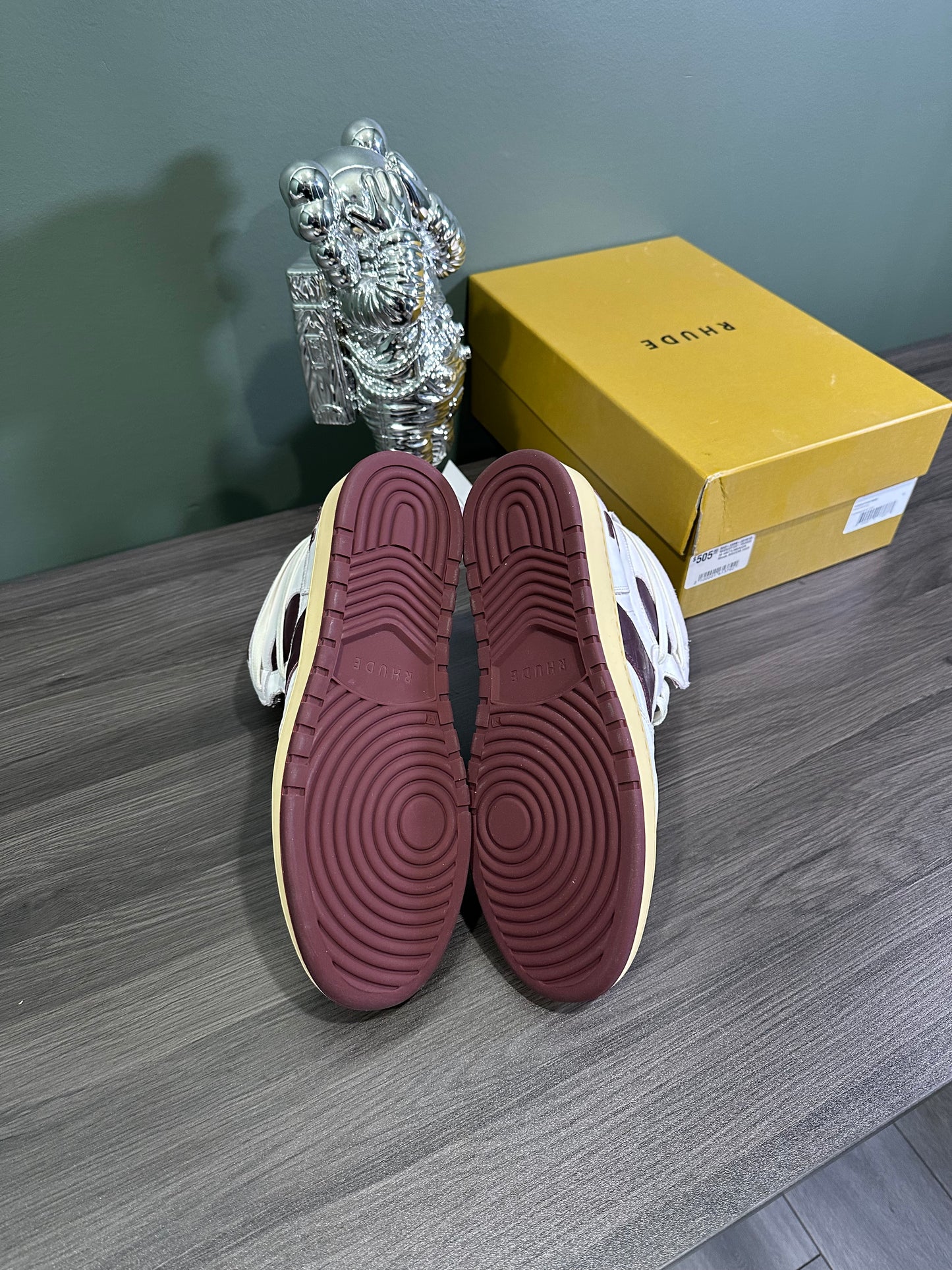 Rhude Rhecess High White Maroon