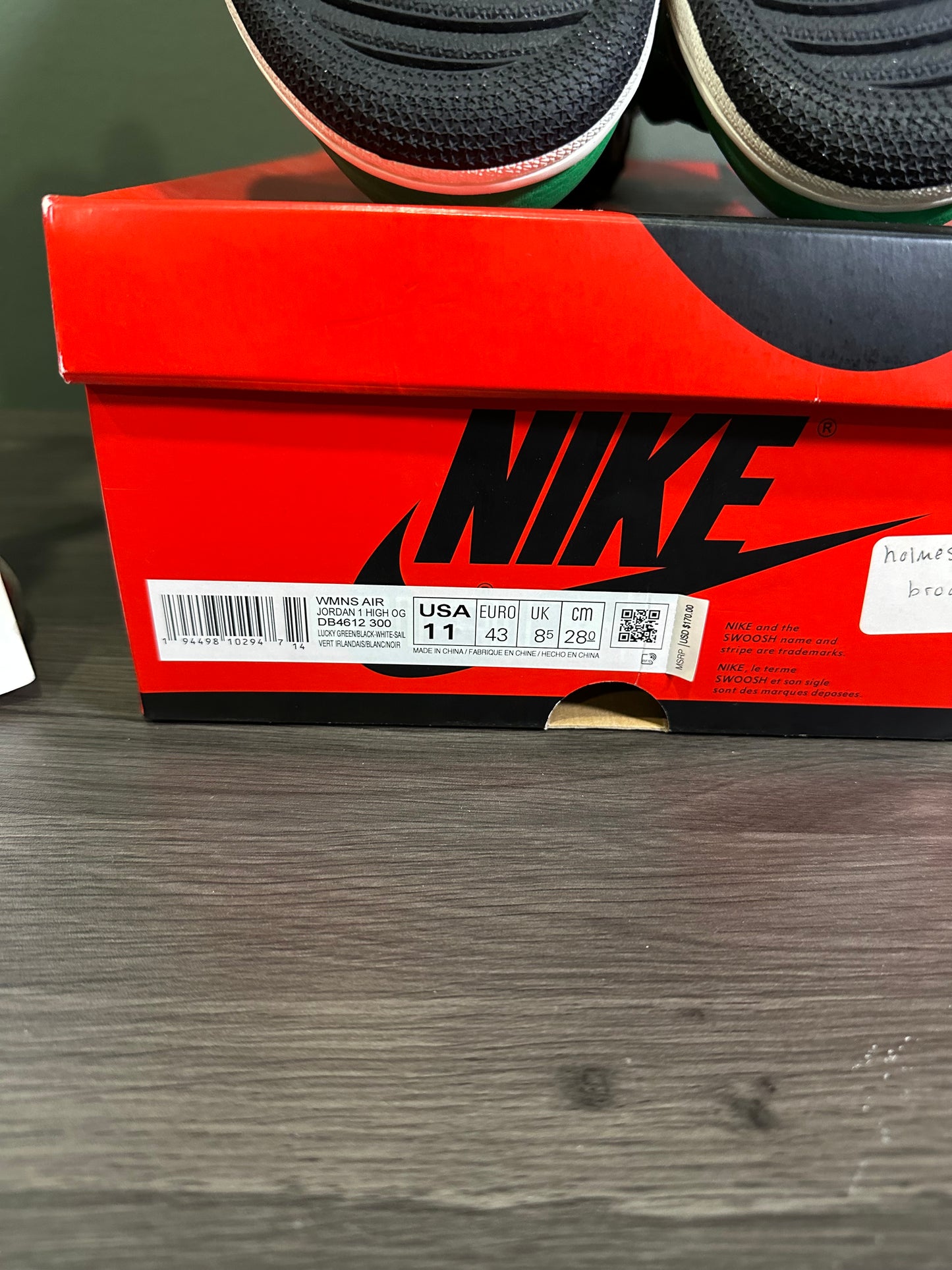 Jordan 1 High Lucky Green