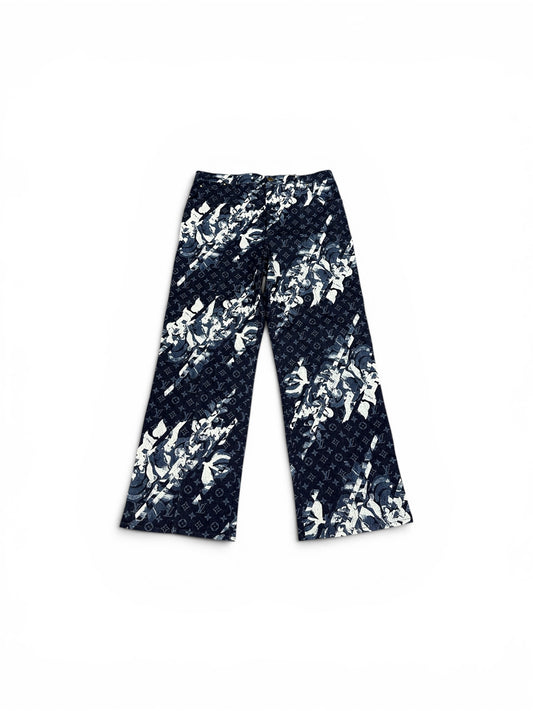 Louis Vuitton Monogram Floral Denim Jean