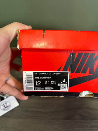 Jordan 1 High Fearless UNC Chicago