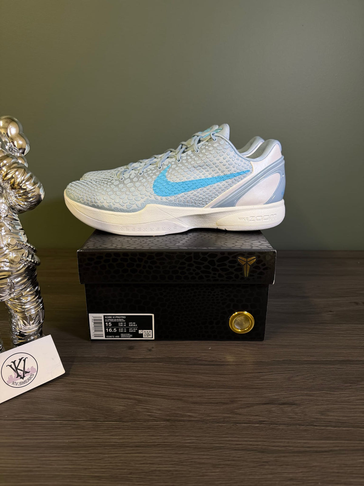 Nike Kobe 6 Protro Caitlin Clark Light Armory Blue