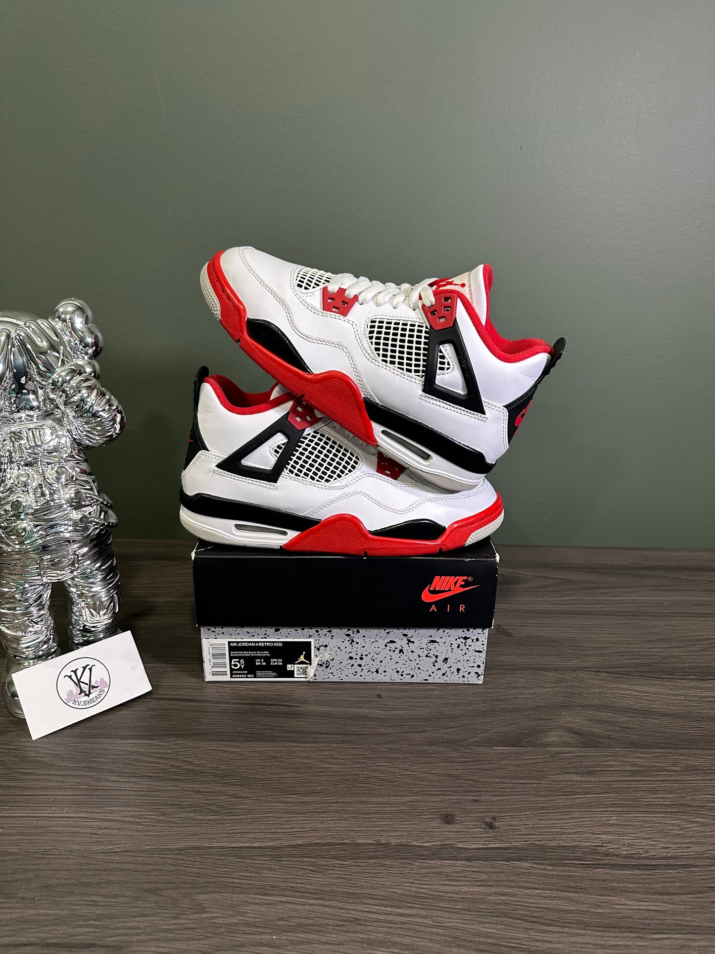 Jordan 4 Fire Red (GS)