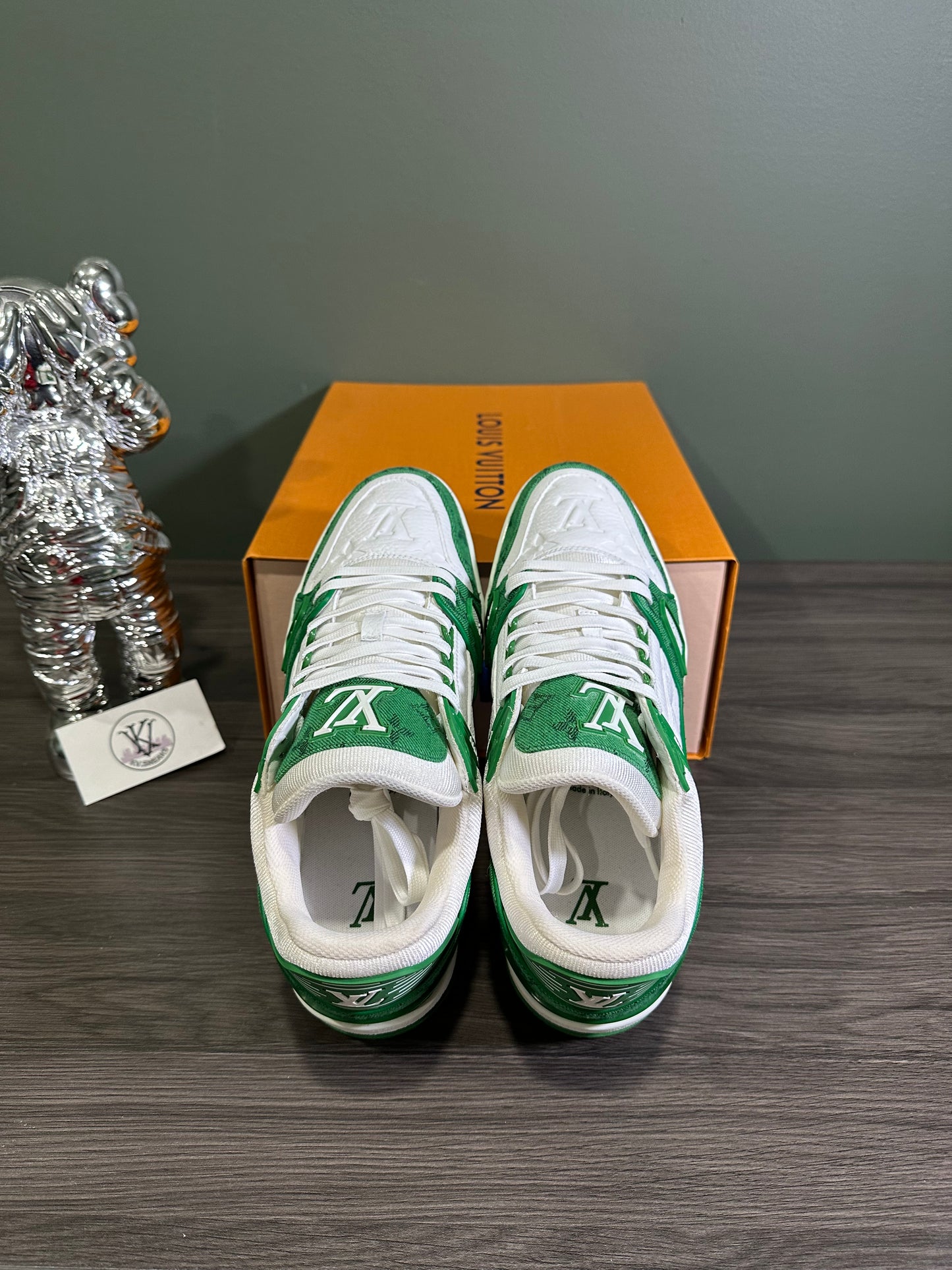 Louis Vuitton Trainer Green Monogram