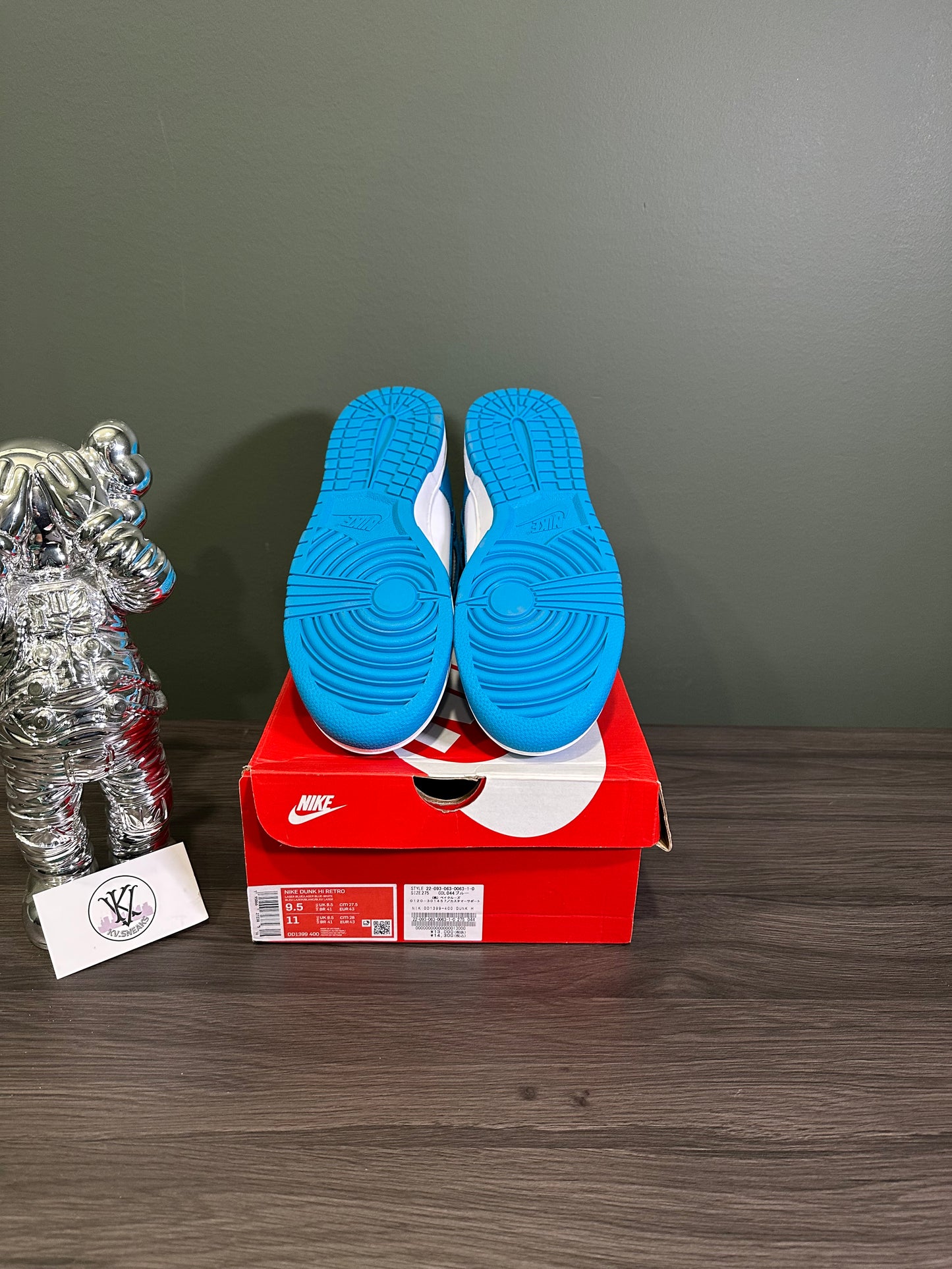 Dunk High Laser Blue