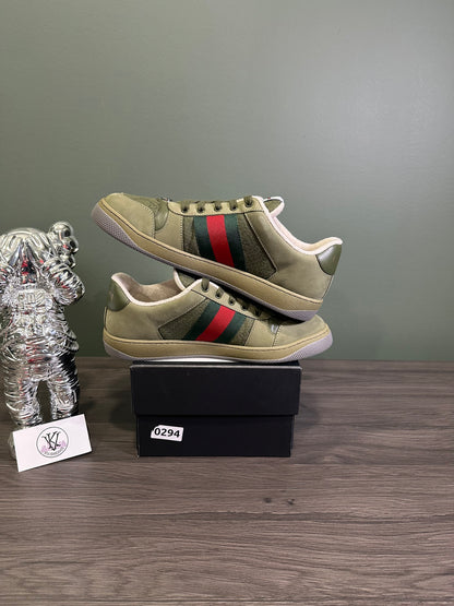 Gucci Screener Web-Stripe Green