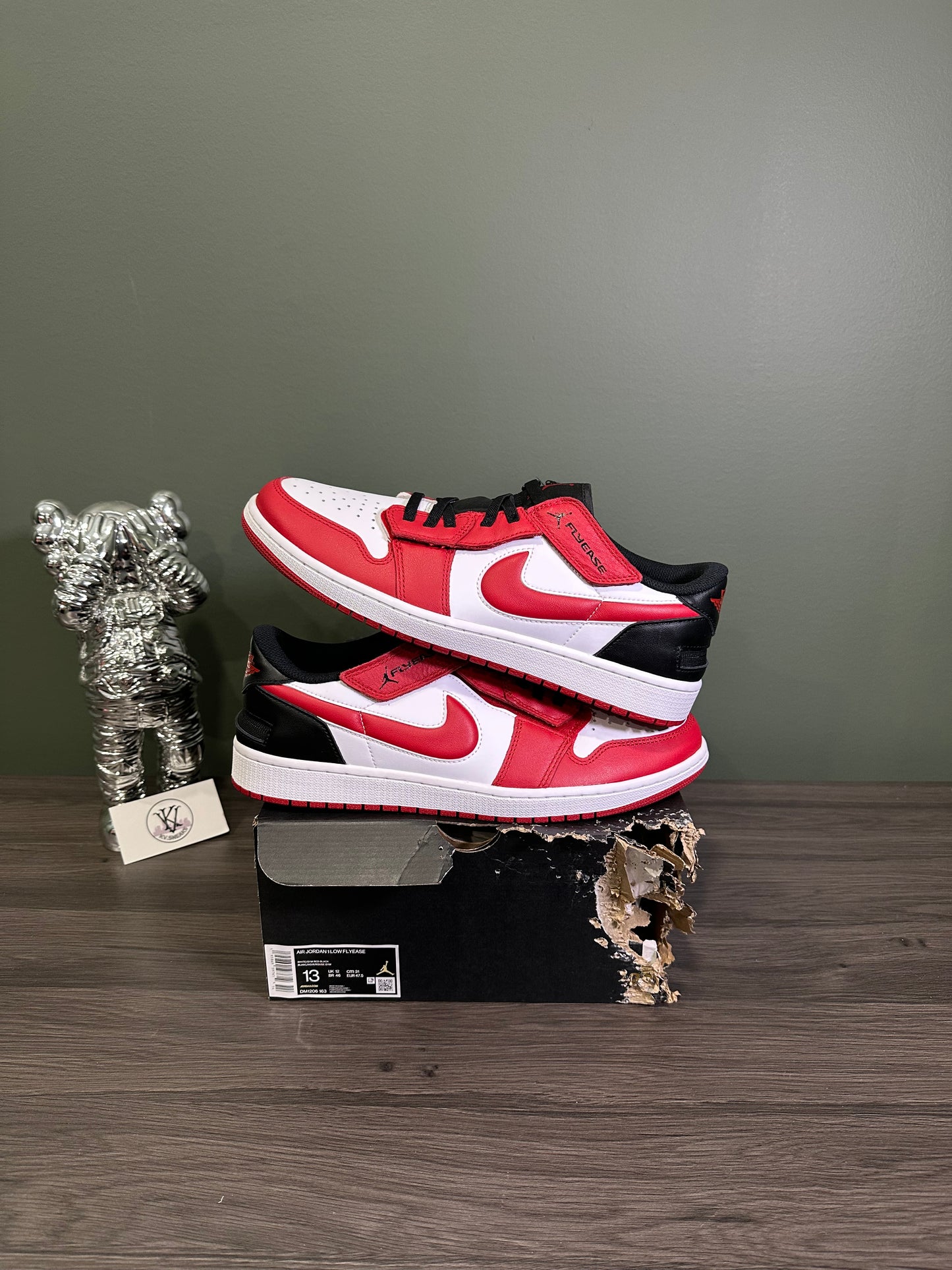 Jordan 1 Low FlyEase Gym Red